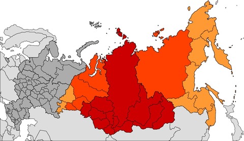 Siberia map