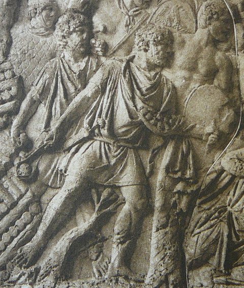 Slingers on Trajan's Column